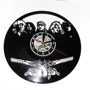 GUN'S N' ROSES Laser Cut Vinyl Record Clock